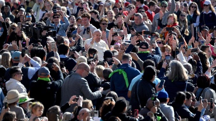 Общая аудиенция в Ватикане 24 апреля 2024 г.