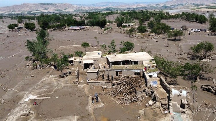 Baghlan, Afghanistan: aftermath of torrential rains and flooding leave hundreads dead and thousands injured