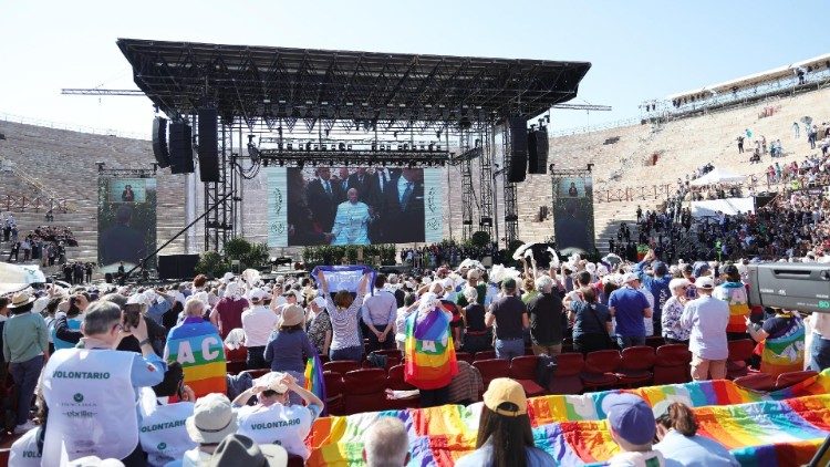 Der Papst in Verona