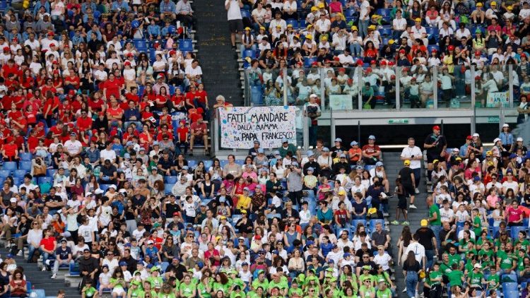 ರೋಮ್‌ನ ಒಲಿಂಪಿಕ್ ಕ್ರೀಡಾಂಗಣದಲ್ಲಿ ವಿಶ್ವ ಮಕ್ಕಳ ದಿನಾಚರಣೆ 2024