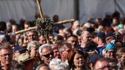 Beim Deutschen Katholikentag 2024 in Erfurt