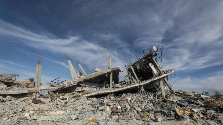 Destruction in Rafah, southern Gaza