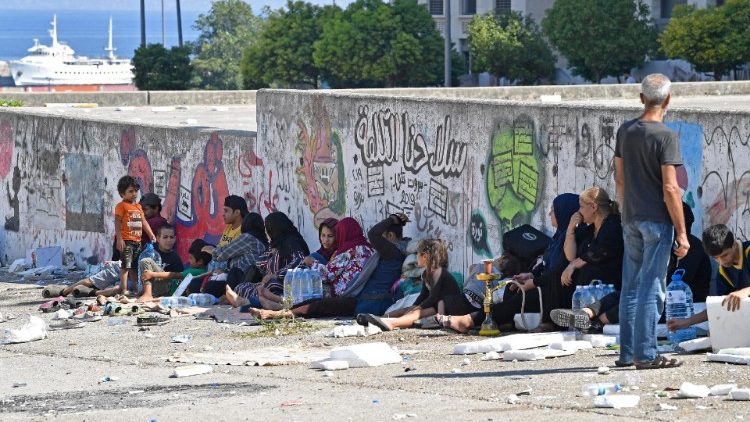 Displaced people in Lebanon