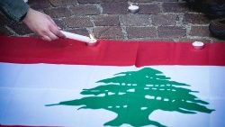 La bandera del Líbano