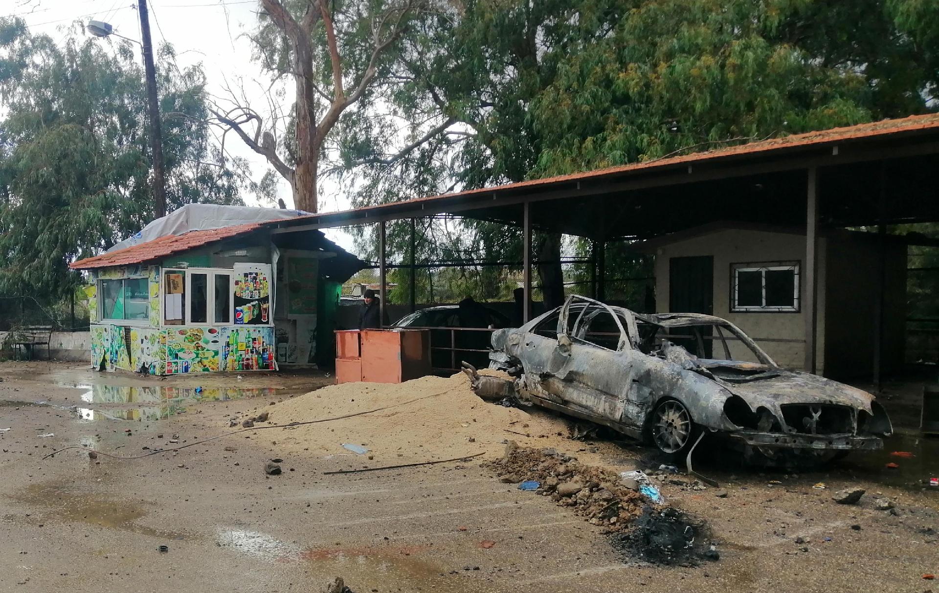 Israel strikes Syrian-Lebanese border crossing hours before ceasefire