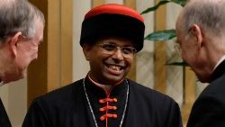 O então novo cardeal George Jacob Koovakad, após o Consistório de 7 de dezembro de 2024