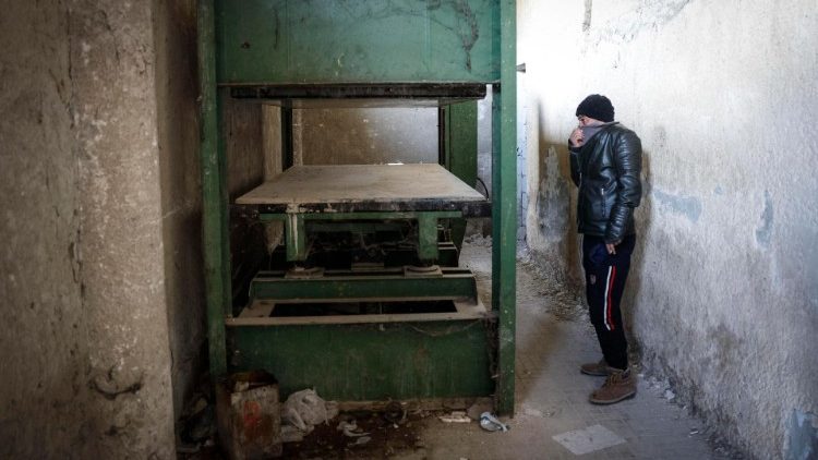 Una celle del carcere siriano di Saydnaya