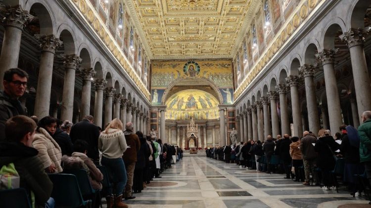 أسبوع الصلاة من أجل وحدة المسيحيين، صلاة الغروب للبابا وذكرى مجمع نيقية