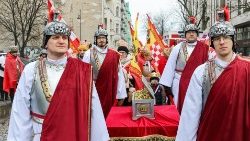 Epiphany procession in Lodz