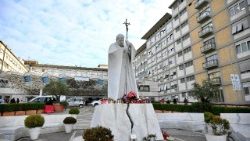 View of the Gemelli Hospital