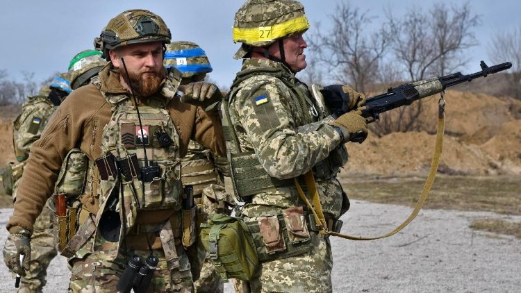 Soldati ucraini al fronte