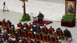 Det påvliga hushållets hovpredikant, pater Roberto Pasolini, OFM Cap