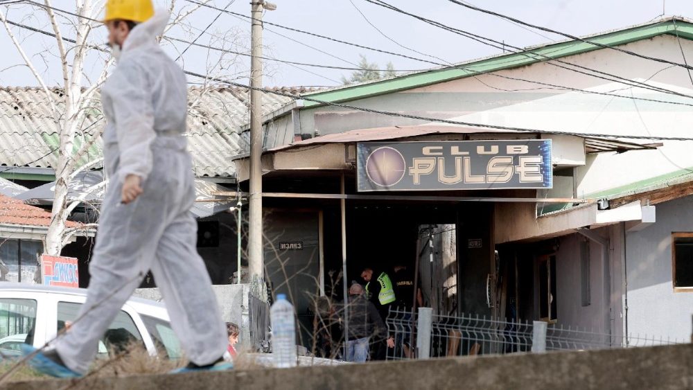 Dozens reported dead after a fire breaks out at a nightclub in Kocani