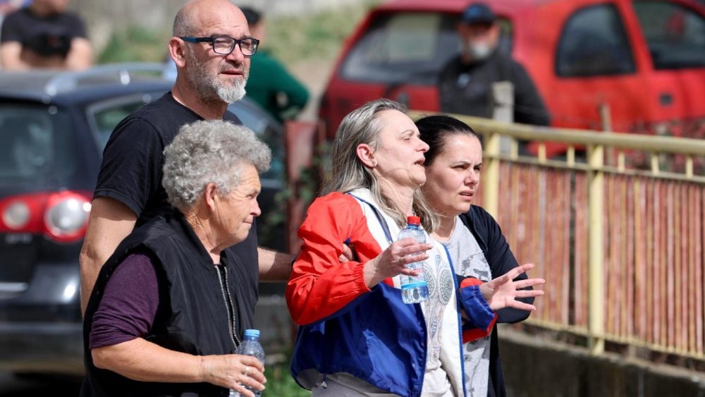 Dozens reported dead after a fire breaks out at a nightclub in Kocani