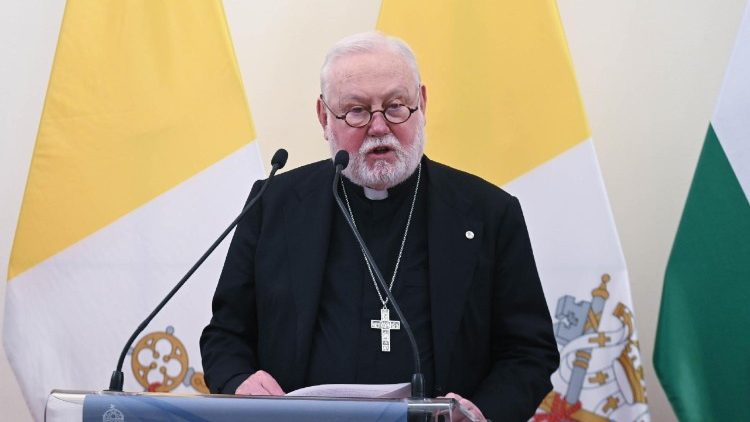 Erzbischof Paul Richard Gallagher bei seinem Besuch in Budapest