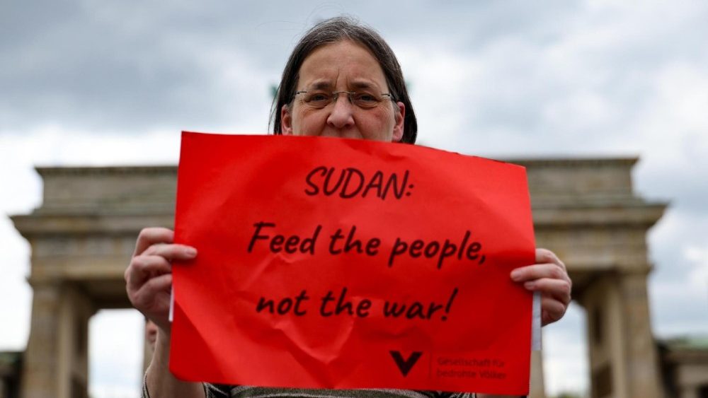 Protest against the civil war in Sudan