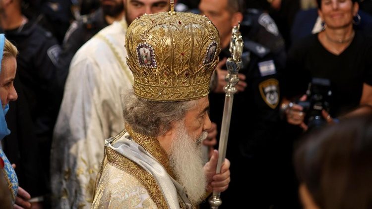 Patriaki Theophhilos III wakati  wa Pasaka 2025