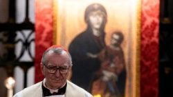 Rosary in suffrage of Pope Francis at Basilica of Santa Maria Maggiore (Saint Mary Major)