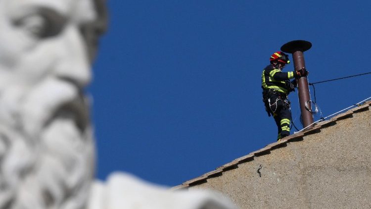 Il comignolo della Cappella Sistina