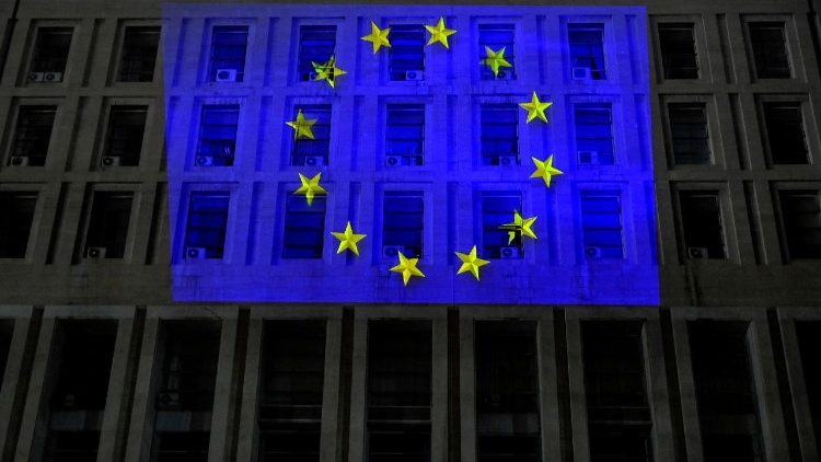 Il Ministero degli Esteri illuminato per la Giornata dell�Europa