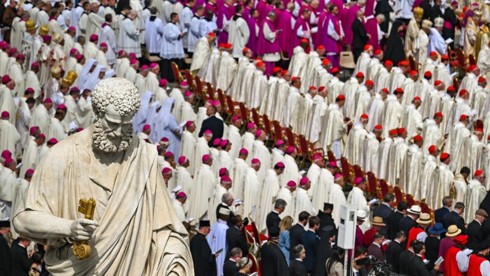 Імша на пачатак Пятровага служэння Біскупа Рыма