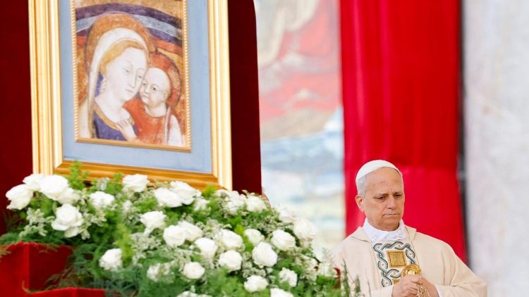 Insediamento di papa Leone XIV, sull'altare la Madonna del buon consiglio