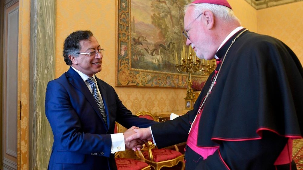 Il Papa ha ricevuto il presidente della Colombia