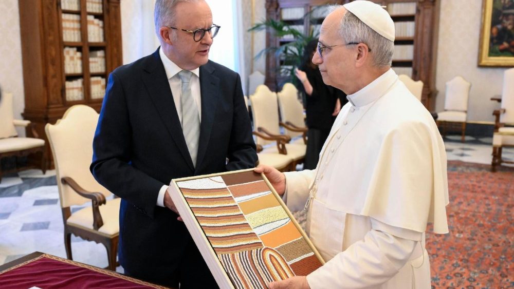 Аўдыенцыя Папы Льва XIV для прэм’ер-міністра Аўстраліі Энтані Албаніза