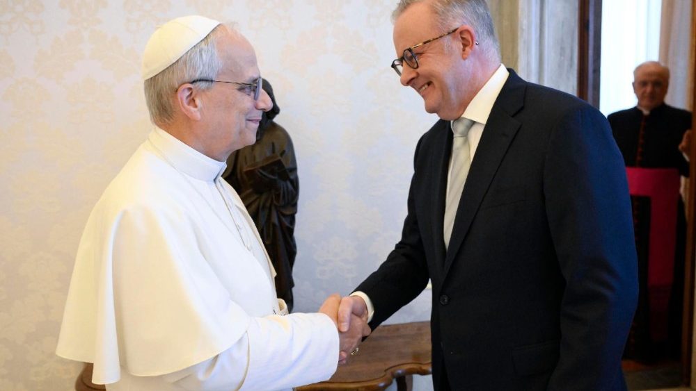 Pope Leo XIV receives Australian Prime Minister Anthony Albanese in audience