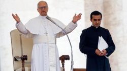 संत पापा लियो अपने प्रथम आमदर्शन समारोह में