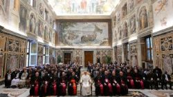 திருப்பீட மறைப்பணிச் சங்களின் பன்னாட்டு உறுப்பினர்களுடன் திருத்தந்தை 14-ஆம் லியோ