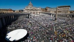 A családok jubileumának szentmiséje Leó pápával   