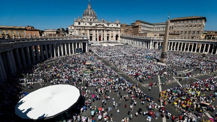A családok jubileumának szentmiséje Leó pápával   