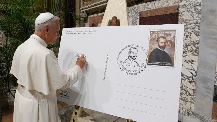 Bélyegek Palestrina emlékére 