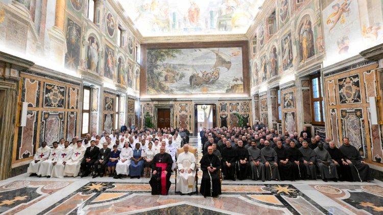 Pope Leo XIV attends audience of General Chapters
