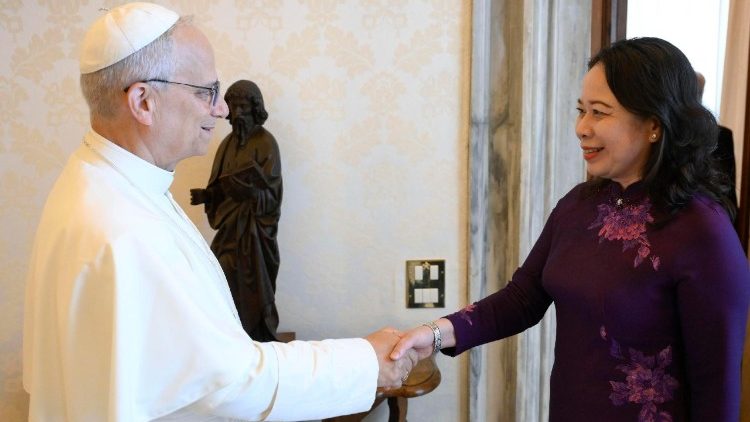 البابا يستقبل نائبة رئيس جمهورية فيتنام 