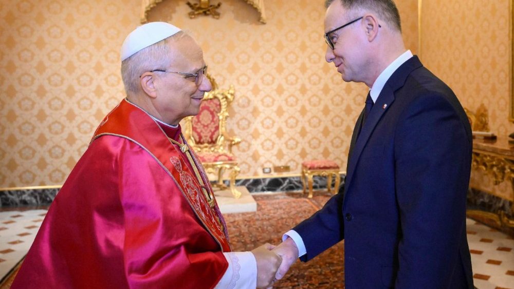 Pope Leo XIV receives Polish President Duda in audience