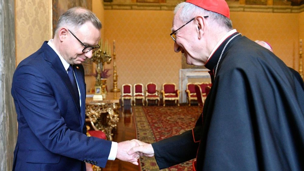Pope Leo XIV receives Polish President Duda in audience