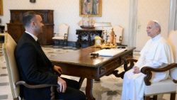 XIV. Leó fogadta Milojko Spajićot, Montenegró kormányfőjét