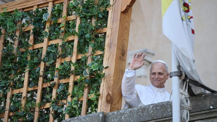 Pope Leo XIV arriving in Castel Gandolfo on Sunday, July 6