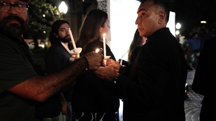 Vigil for Texas flood victims