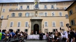  Папата на неделната молитва в Кастел Гандолфо, 13 юли 2025