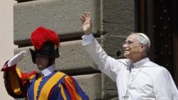 Leo XIV i Castelgandolfo 