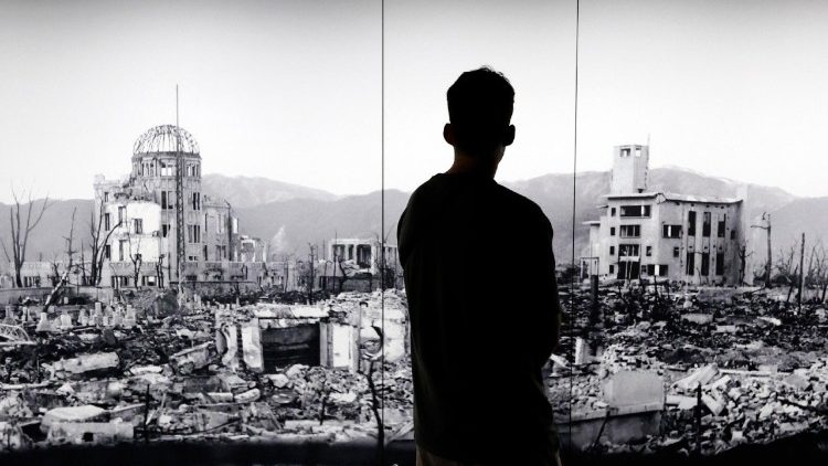 In Hiroshima, am Tag vor dem 80. Jahrestag des Atombombenabwurfs