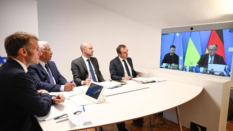 Leader Ue in videocoferenza 