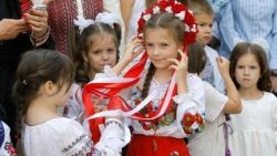 Schulbeginn in der Ukraine