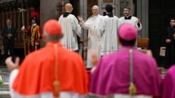 रोम स्थित सन्त जॉन लातेरान महागिरजाघर में सन्त पापा लियो 14 वें, 19.09.2025