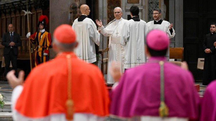 रोम स्थित सन्त जॉन लातेरान महागिरजाघर में सन्त पापा लियो 14 वें, 19.09.2025