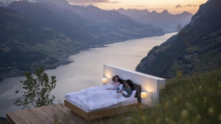 Schöne Aussicht von Walenstadt