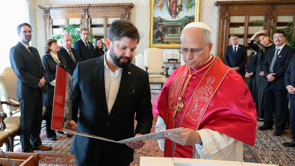 Il presidente della Repubblica del Cile ricevuto dal Papa
